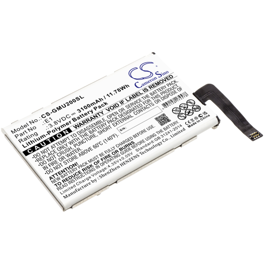 3.8V 3100mAh / 11.78Wh Li-Polymer Akku für: GlocalMe Model: E1, GLMU18A02, U2, U2CS, U2S