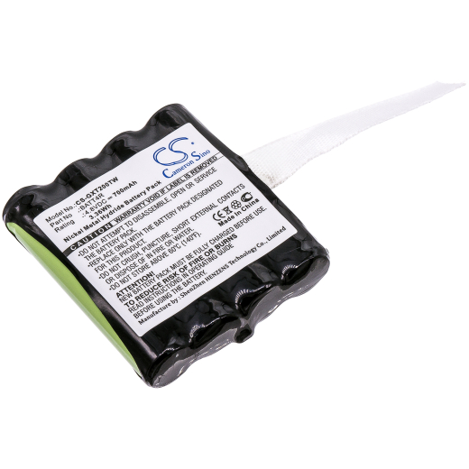4.8V 700mAh / 3.36Wh Ni-MH Akku f.:Midland Model: BATT4R, BATT-4R, G223, G225, G226, G227, G300, G300M, GXT200, GXT250