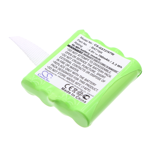 4.8V 700mAh / 3.36Wh Ni-MH Akku f.:Midland Model: AVP6, BATT6R, BATT-6R, C881, GXT635, GXT650, GXT661, LXT210, LXT276, LXT314, LXT317, LXT318, LXT319