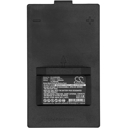 7.2V 2000mAh / 14.4Wh 2000mAh / 14.4Wh Akku f.:Hiab Model: 2055112, 804572, 983.6713, 983.6721, 9836713, 9836721, AF-HI40000M, AF-HI4000M, FUA 41, H20