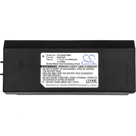 7.2V 2000mAh / 14.40Wh 2000mAh / 14.40Wh Akku f.:Hiab Model: HIA7220, AMH0627, AX-HI6692, XS Drive, XS Drive H3786692, XS Drive H3796692 2000mAh / 14