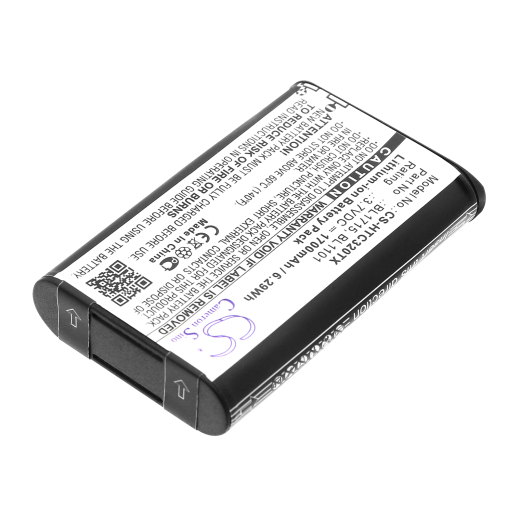 3.7V 1700mAh / 6.29Wh Li-ion Akku f.:HYT Model: BL1101, BL1715, TC-320, TC-320U