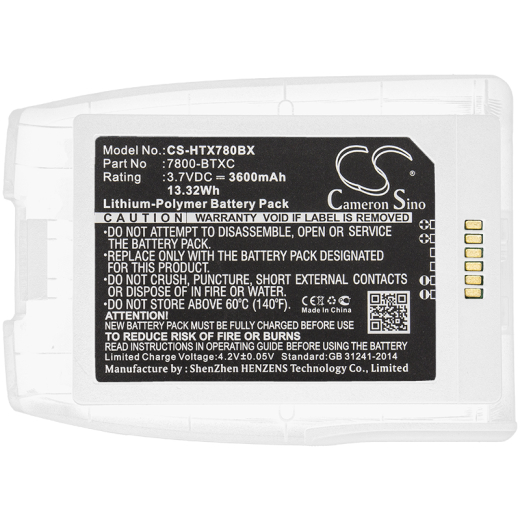 3.7V 3600mAh / 13.32Wh Li-Polymer Akku f.:Dolphin Model: 7800-BTXC, 7800-BTXC-1, 7800