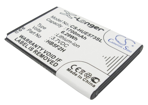 3.7V 1700mAh / 6.29Wh Li-ion Akku für: Huawei Model: HB554666RAW, HB5F2H, E5373, E5375, EC5377, E5330, E5336, E5372, E5330Bs-2, E5336Bs-2, MDM9625, E5