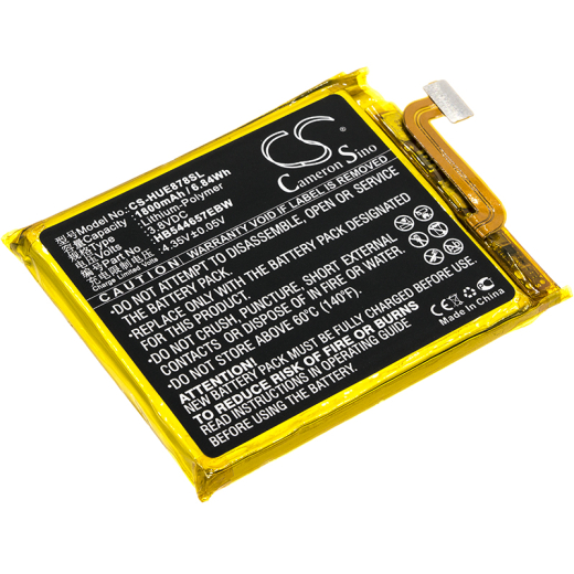 3.8V 1800mAh / 6.84Wh Li-Polymer Akku für: Huawei Model: HB544657EBW, E5878