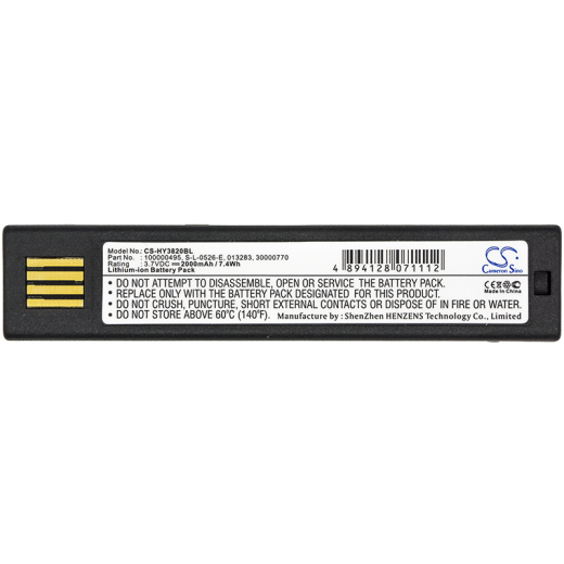 3.7V 2000mAh / 7.4Wh Li-ion Akku f.:Leuze Model: 50105384, IT 1452, IT 1902G, IT 3820, IT 4820
