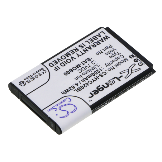3.7V 1250mAh / 4.63Wh Li-ion Akku f.:Honeywell Model: 26111710, 3159122, 55-003233-01, BAT-MOB00, PS1615000794, 70e, 75e, Captuvo 70e, Captuvo 75e, C