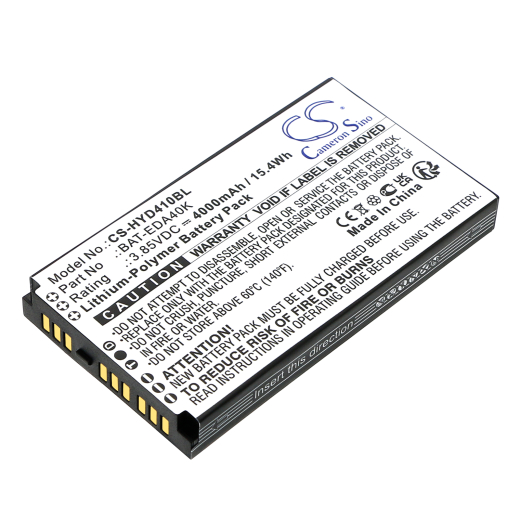 3.85V 4000mAh / 15.4Wh Li-Polymer Akku f.:Honeywell Model: BAT-EDA40K, EDA40K