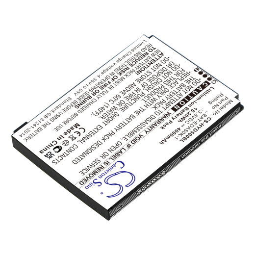 3.8V 4000mAh / 15.2Wh Li-ion Akku f.:Honeywell Model: BAT-EDA50K-1, EDA50K, EDA51K, EDA51K-0, ScanPal 50