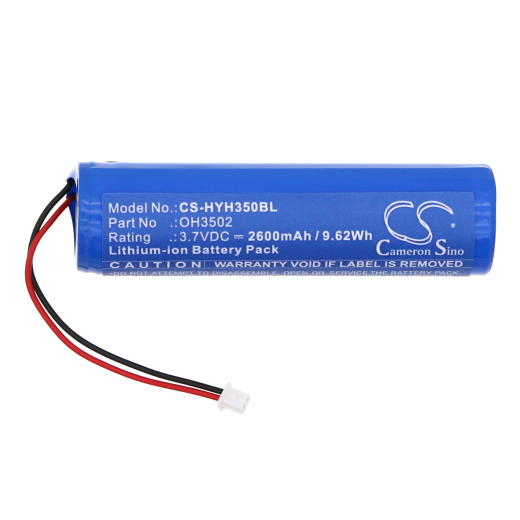 3.7V 2600mAh / 9.62Wh Li-ion Akku f.:Honeywell Model: OH3502, OH3502, OH3502 1D