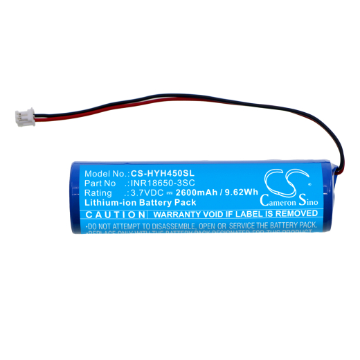 3.7V 2600mAh / 9.62Wh Li-ion Akku f.:Honeywell Model: INR18650-3SC, OH4502, OH4502 2D Laser Wireles