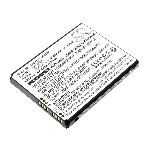 3.85V 4800mAh / 18.48Wh Li-ion Akku f.:Hytera Model: BP4901, PNC560