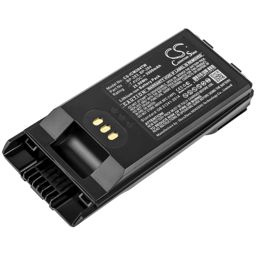 7.4V 3500mAh / 25.90Wh Li-ion Akku f.:Icom Model: BP-283, BP-284, BP-303, IC-F3400, IC-F3400D, IC-F3400DP, IC-F3400DPS, IC-F3400DPT, IC-F3400DS, IC-F