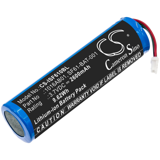 3.7V 2600mAh / 9.62Wh Li-ion Akku f.:Intermec Model: 1016AB01, 5711783259886, 8507600090, SF61-BAT-001, SF61, SF61b