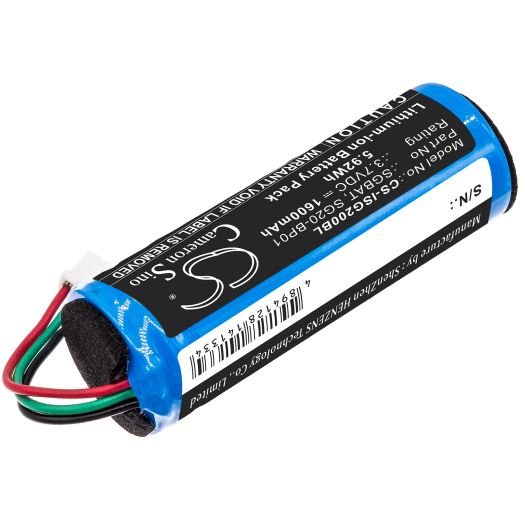 3.7V 1600mAh / 5.92Wh Li-ion Akku f.:Intermec Model: SG20-BP01, SGBAT, SG20, SG20B, SG20B 1D, SG20B 2D, SG20B 2DHC, SG20B1D, SG20B2D, SG20B2DHC, SG20