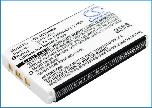 3.7V 1000mAh Li-Ionen Akku für: IRIS Model: 2010-0014