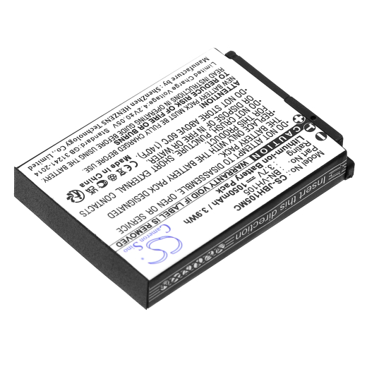 3.7V 1050mAh / 3.89Wh Li-ion Akku f.:JVC Model: BN-VH105, BN-VH105US, ADIXXION, ADIXXION Action, GC-XA1, GC-XA1BUS, GC-XA2