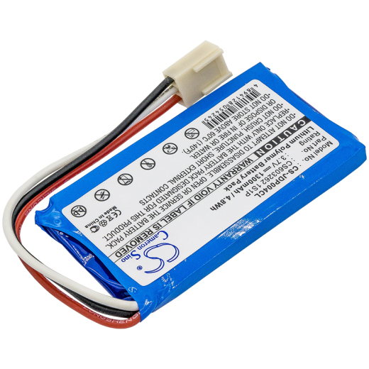 3.7V 1300mAh / 4.81Wh Li-ion Akku f.:Jablocom Model: 2930277000, CS603262 1S1P, GDP-04, GDP-04A, GDP-04D
