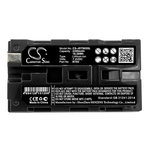 7.4V 2200mAh / 16.28Wh 2200mAh / 16.28Wh Akku f.:JDSU Model: 19-3762, NT93, NT99, NT1150, NT1155, NT900, NT-900 AS-IS, NT905, NT950, NT955, Test-Um N