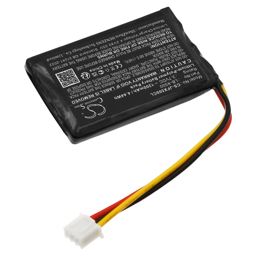 3.7V 1200mAh / 4.44Wh Li-Polymer Akku f.:Jetfon Model: LB-X500, X500