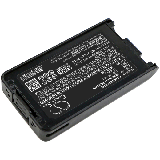 7.4V 3300mAh / 24.42Wh Li-ion Akku f.:Kenwood Model: KNB-24L, KNB-35L, KNB-55L, KNB-56N, KNB-57L, KNB-78L, KNB-79LC, NX-220, NX-320, NX3200, NX3220,