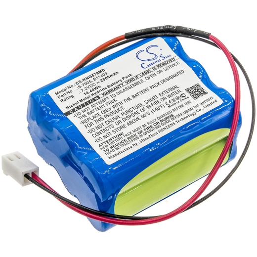 7.2V 2000mAh / 14.40Wh Nickel-Metallhydrid Akku für: Kangaroo Model: 5-7905, 5-7920, AMED2125, B11409, Control Enteral Feeding Pump