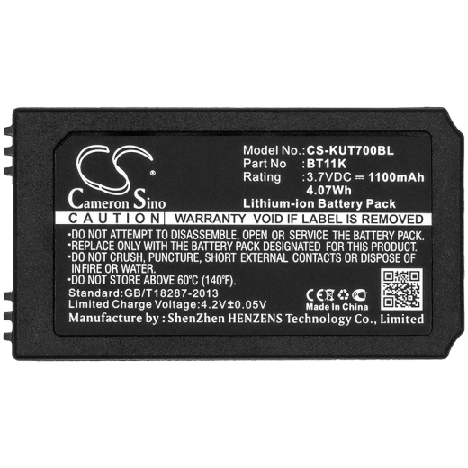 3.7V 1100mAh / 4.07Wh 1100mAh / 4.07Wh Akku f.:Konecranes Model:, Mini Joystick Radio RMJ 1100mAh / 4.07Wh