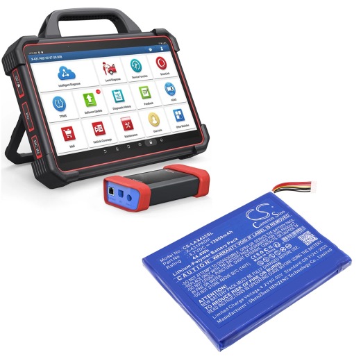3.7V 12000mAh / 44.4Wh 12000mAh / 44.4Wh Akku f.:Launch Model: X-431PADII, Diagnostic Scanner X431 Pad 2, Diagnostic Scanner X431 Pad II 12000mAh / 4