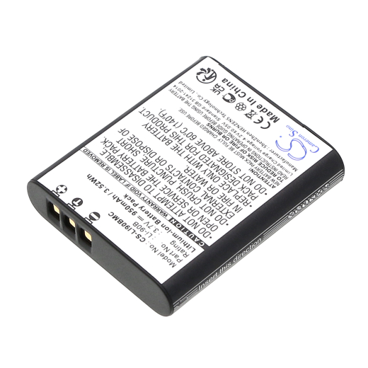 3.7V 950mAh / 3.52Wh Li-ion Akku f.:Olympus Model: Li-90B, LI-92B, DS-9000, DS-9500, OM SYSTEM, Powers Stylus SP-100, SH-1, SH-50 his, Stylus XZ-2, S