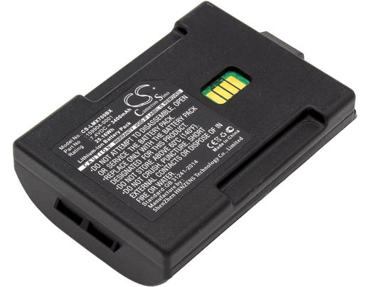 7.4V 3400mAh / 25.16Wh Li-ion Akku f.:Honeywell Model: 159904-0001, 161772-0001, 163467-0001, MX7382BATT, MX7392BATT, MX7394BATT, MX7A380BATT, TXE TE