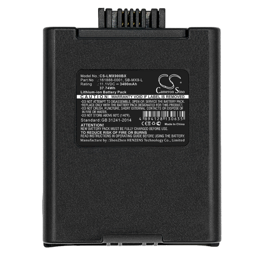 11.1V 3400mAh / 37.74Wh Li-ion Akku f.:ITRON Model:, FC300