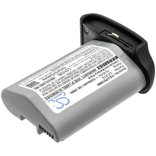 10.8V 3350mAh / 36.18Wh Li-ion Akku f.:Canon Model: LP-E19, 1D Mark 3, 1D Mark 4, 1D Mark IV, 1D X, 1DS Mark 3, 1DX, EOS-1D, EOS-1D Mark 3, EOS-1D Ma