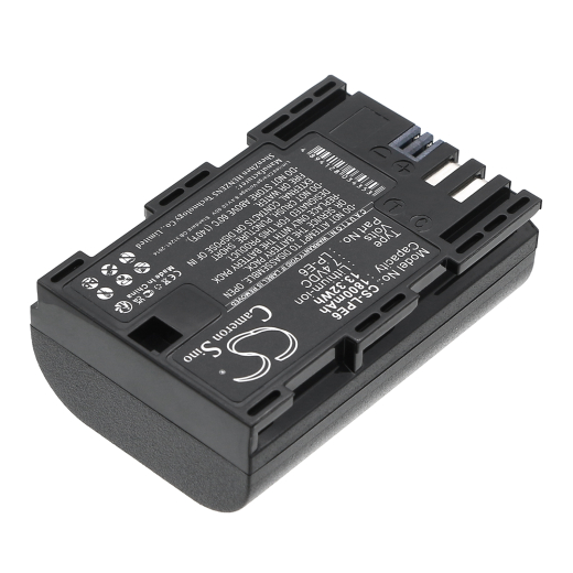 7.4V 1800mAh / 13.32Wh Li-ion Akku f.:Canon Model: LP-E6, LP-E6N, LP-E6NH, LP-E6P, 5D Mark III, EOS 5D Mark II, EOS 5D Mark III, EOS 5D Mark IV, EOS