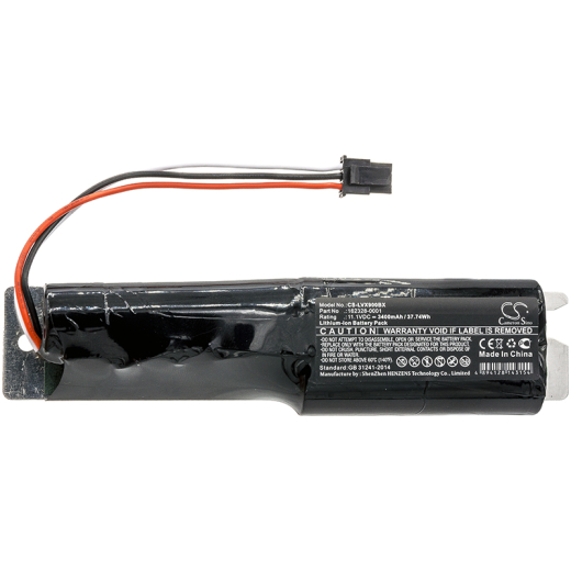 11.1V 3400mAh / 37.74Wh Li-ion Akku f.:LXE Model: 162328-0001, VX9