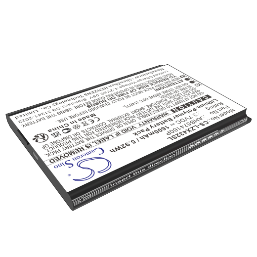 3.7V 1600mAh / 5.92Wh 1600mAh / 5.92Wh Akku f.:Launch Model: AHB574160P, X431, X431 Diagun 1600mAh / 5.92Wh