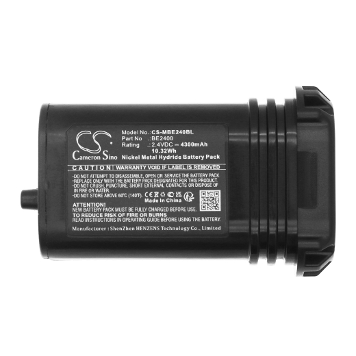 2.4V 4300mAh / 10.32Wh 4300mAh / 10.32Wh Akku f.:IMET Model: AS108, BE2400, M880, TITAN, TITAN DG, TITAN W 4300mAh / 10.32Wh