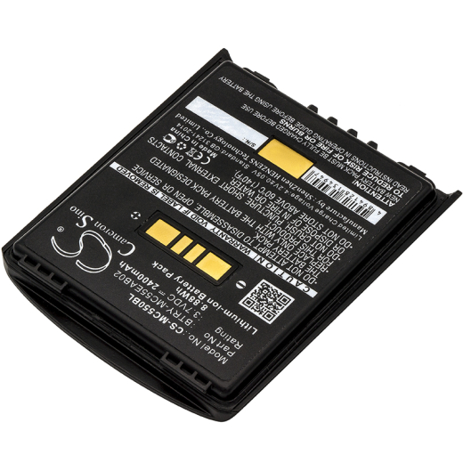 3.7V 2400mAh / 8.88Wh Li-ion Akku f.:Symbol Model: 82-111094-01, BTRY-MC55EAB02, U60493, MC55, MC5574, MC5590, MC55A, MC55A0, MC56, MC65, MC659, MC65