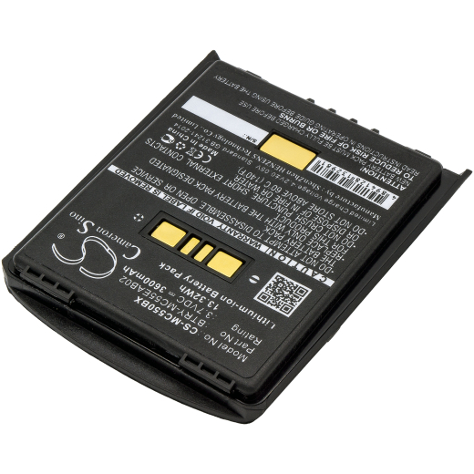 3.7V 3600mAh / 13.32Wh Li-ion Akku f.:Symbol Model: 82-111094-01, BTRY-MC55EAB02, U60493, MC55, MC5574, MC5590, MC55A, MC55A0, MC56, MC65, MC659, MC6