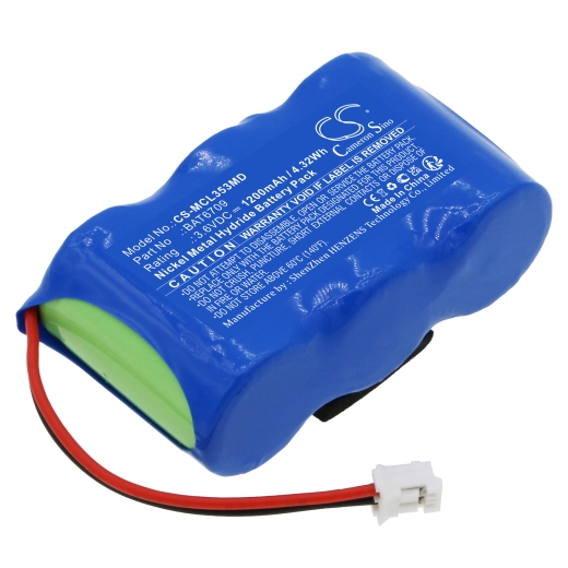 3.6V 1200mAh / 4.32Wh Nickel-Metallhydrid Akku für: Micro Medical Model: BAT6709, MicroLoop 3535 Spirometer