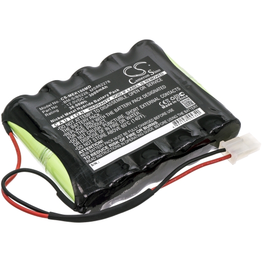 12.0V 3000mAh / 36.00Wh Nickel-Metallhydrid Akku für: Burdick Model: 862278, 9620600EH49E, B10352, OM10352, EK10, Elite 2, Corp Elite EK10, Elite EK10