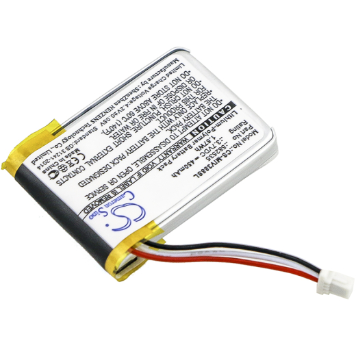 3.7V 450mAh / 1.67Wh 450mAh / 1.67Wh Akku f.:Mio Model: (1ICP6/26/36), 582535, MIVUE 308, MIVUE 328, MIVUE 358, Mivue 388 450mAh / 1.67Wh