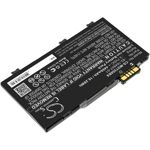 3.7V 4400mAh / 16.28Wh Li-ion Akku f.:Symbol Model:, MC36