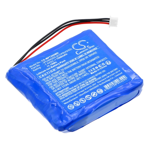 7.4V 1500mAh / 11.10Wh Li-Ionen Akku für: Medcaptain Model: IPC494252 (21CP6/43/52), TP-20S