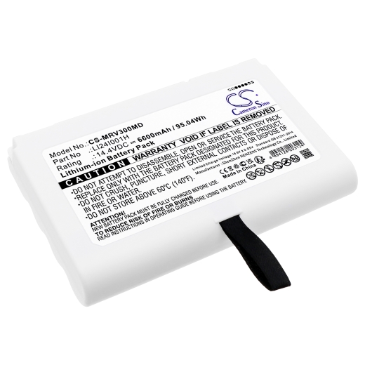 14.4V 6600mAh / 95.04Wh Li-Ionen Akku für: Mindray Model: LI24I001H, LI24I002H