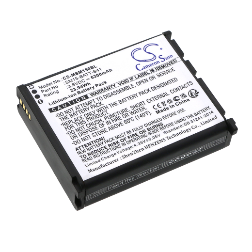 3.8V 6300mAh / 23.94Wh Li-ion Akku f.:M3 Mobile Model: SM15-BATT-S41, SM15, SM15N, SM15W, SM15X