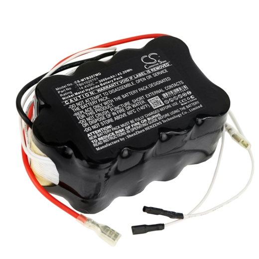 14.4V 3000mAh / 43.20Wh Nickel-Metallhydrid Akku für: Primedic Model: TB01020701, Medtronic DEFI-B, M110, M111, M112, M113