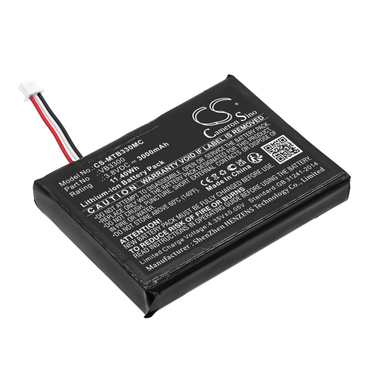 3.8V 3000mAh / 11.40Wh Li-ion Akku f.:Motorola Model: VB3300, VB400, VB400 body camera
