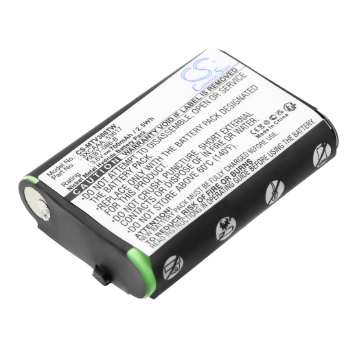 3.6V 700mAh / 2.52Wh Ni-MH Akku f.:Motorola Model: 3XCAAA, 53617, KEBT-086-B, FV300, FV500, FV700, FV700R, SX500R, SX600, SX800, SX800R, SX900, SX900