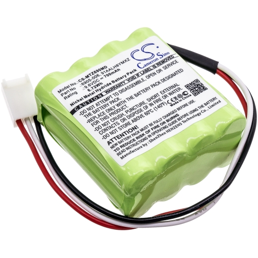 9.6V 700mAh / 6.72Wh Nickel-Metallhydrid Akku für: Morita Model: 6905-006, 91AAALH8YMXZ, 91AALH8YMXZ, DentaPort ZX, DentaPort Root ZX, DP-ZX II