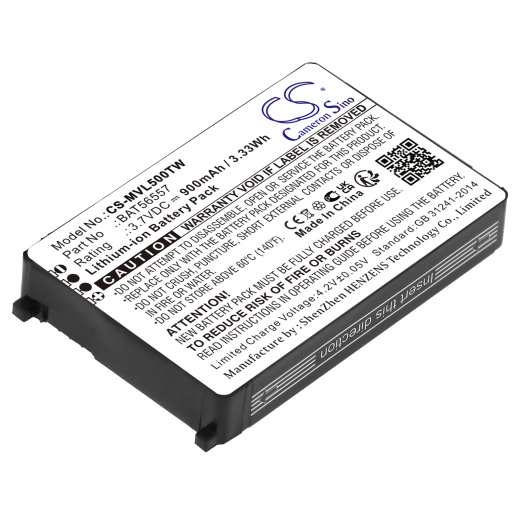 3.7V 900mAh / 3.33Wh Li-ion Akku f.:Motorola Model: 56557, BAT56557, HCLE4159B, HCNN4006, HCNN4006A, PMNN4497, PMNN4497A, PMNN4497AR, SNN5571B, CLS10